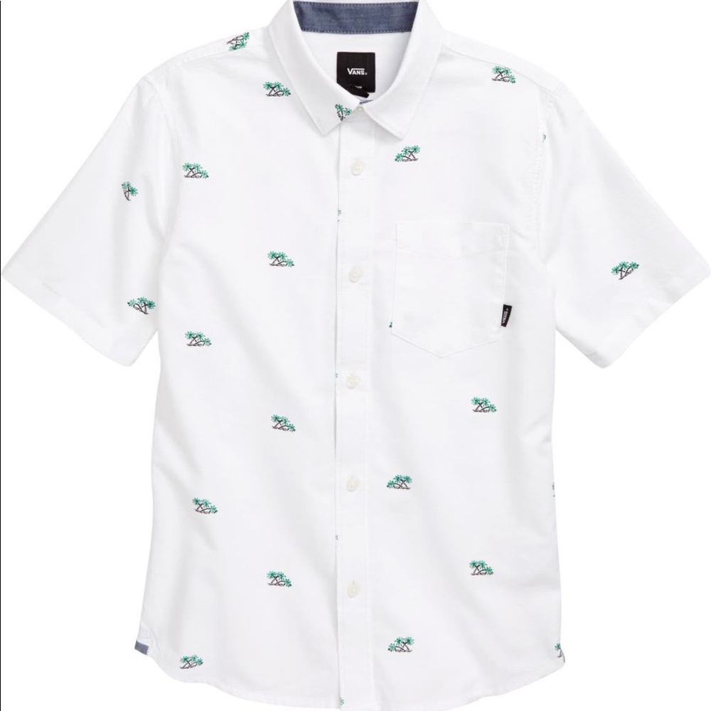 VANS Boys Collared Shirt Size M (10-12)